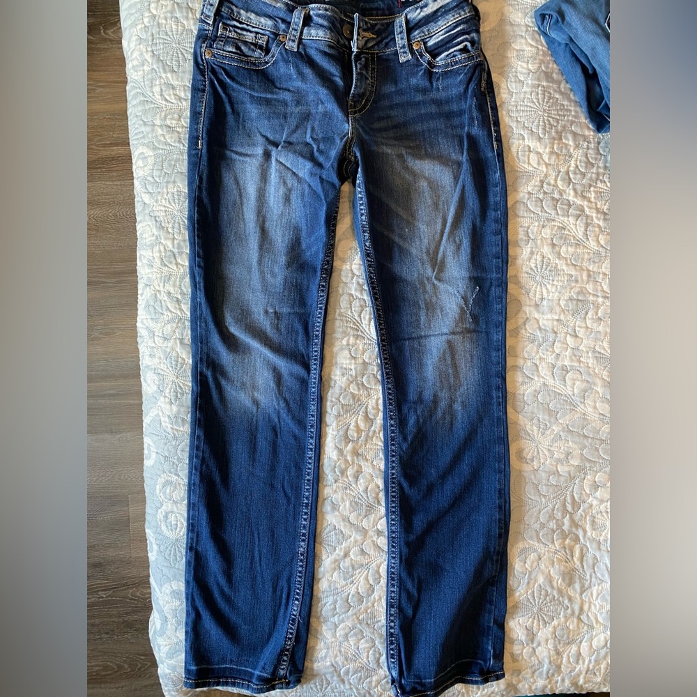 Silver jeans